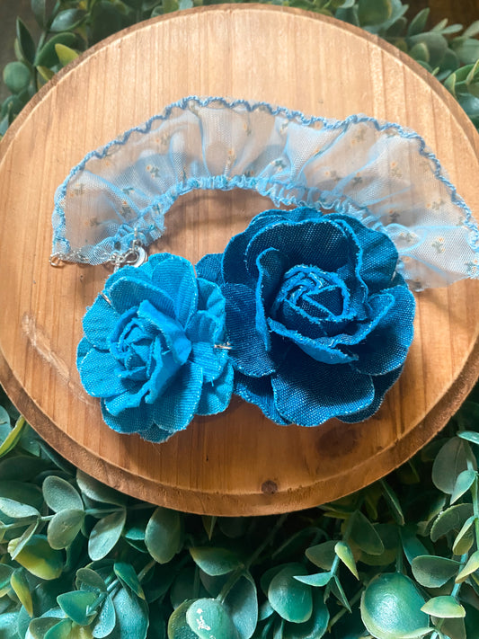 Floral Bluejean