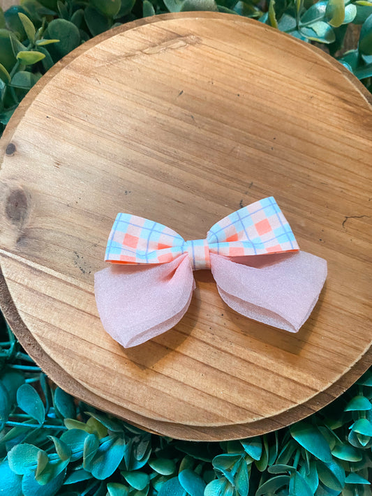 Peach Plaid